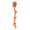 Mammoth Pet Products Flossy Chews Extra Multi Color 4 Knot Rope Tug  27" - Poudre Pet and Feed Supply